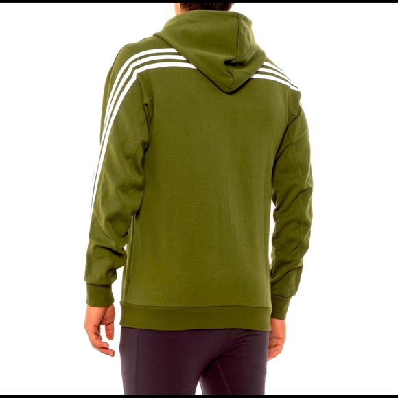 NWT Men’s Fleece Full-Zip Hoodie in Wild Pine - Picture 2 of 7